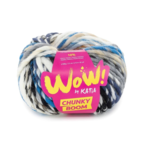 Katia Wow Chunky Boom 309 Dunkelblau-Grau-Braun