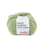 Katia Basic Merino Popcorn 202 Salbei-mehrfarbig