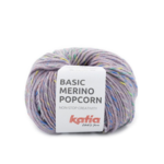 Katia Basic Merino Popcorn 201 Lavendel-mehrfarbig