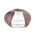 Katia Concept Cotton-Merino Tones 302 Perlenbrombeere-Lila-Rosa