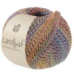 Lana Grossa Landlust Die Sockenwolle 220 Grün/Dunkelrot/Blau/Gelb/Hellblau/Pflaume/Orange