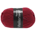 Lana Grossa Meilenweit 100 Tweed 161 Weinrot