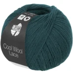 Lana Grossa Cool Wool Lace 69 Dunkelpetrol