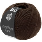 Lana Grossa Cool Wool Lace 57 Schwarzbraun