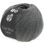 Lana Grossa Cool Wool Lace 26 Dunkelgrau