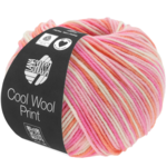 Lana Grossa Cool Wool Print 726 Rosa/Pink/Koralle/Ecru