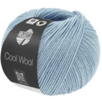 Lana Grossa Cool Wool Mélange 1502 Hellblau meliert
