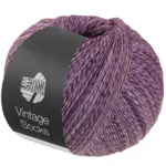 Lana Grossa Vintage Socks 1021 Dunkelviolett/Pflaume meliert