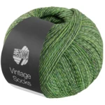Lana Grossa Vintage Socks 1016 Meliertes Hell-/Moos-/Graugrün