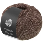 Lana Grossa Vintage Socks 1024 Graubraun/Mokka meliert