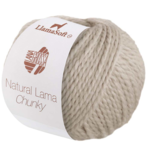 Natural Lama Chunky 12 Graubeige