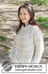 252-35 Snow Ring Cardigan by DROPS Design