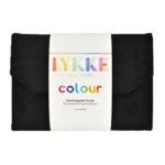 LYKKE Austauschbare Rundstricknadelset Colour, Schwarz, 13 cm