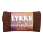 LYKKE Austauschbares Rundstricknadelset Cypra, Braun, 9 cm