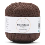LindeHobby Bloom Lace Mercerized Cotton 08 Dunkelbraun