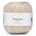 LindeHobby Bloom Lace Mercerized Cotton 39 Perlgrau