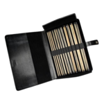 LYKKE Jackenstricknadel-Set Driftwood, Schwarz, 35 cm