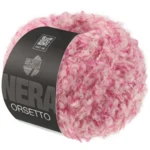 Lana Grossa Orsetto 101 Pink/Rohweiß
