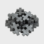 Plus-Plus BIG, 25 Stk. 3472 Silber