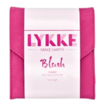 LYKKE Häkelnadelset Blush, Fuchsia, 15 cm