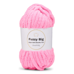 LindeHobby Fuzzy Chenille BIG 48 Neon Hell Rosa