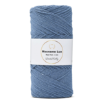 LindeHobby Macrame Lux, Makrameegarn, 1 mm 13 Blau