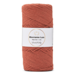 LindeHobby Macrame Lux, Makrameegarn, 1 mm 09 Gebranntes Orange
