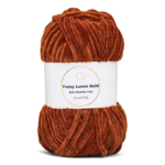 LindeHobby Fuzzy Chenille Gold Lurex 34 Kupfer