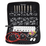 ChiaoGoo Austauschbares Rundnadelset Twist Red Lace, Small, 10 cm