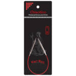 ChiaoGoo Rundstricknadeln Knit Red Edelstahl (23-100 cm) 23 cm