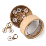 LindeHobby Maschenmarkierer mit Verschluss, Zahlen 0-9