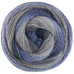 Lana Grossa Gomitolo Gala 4030 Mausgrau/grau/stahlblau/marineblau/saphirblau/hellgrau