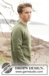 260-39 Greenstone Sweater by DROPS Design