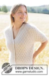 268-4 Perfectly Bee Cardigan by DROPS Design