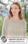 268-18 Spell of Summer Sweater by DROPS Design