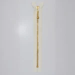 YKK Reißverschluss, Messing, 4 mm 841 Ecru