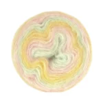 Gjestal Poppis 3108 Pastellrosa/Grün/Gelb Farbverlauf