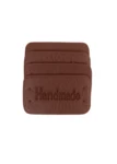 Go Handmade Handmade Label, 4 Stück: Braun
