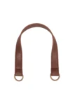 Go Handmade Taschengriff mit O-Ring: Braun/Bronze