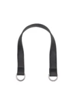 Go Handmade Taschengriff mit O-Ring: Schwarz/Silber
