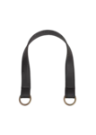 Go Handmade Taschengriff mit O-Ring: Schwarz/Bronze