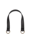 Go Handmade Taschengriff mit O-Ring: Schwarz/Bronze
