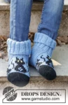 Children 47-28 Bewitched Cat Socks by DROPS Design — 2