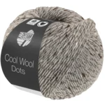 Lana Grossa Cool Wool Dots 09 Hellgrau