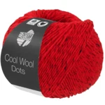 Lana Grossa Cool Wool Dots 05 Rot