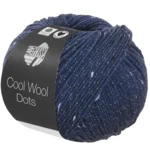 Lana Grossa Cool Wool Dots 02 Dunkelblau