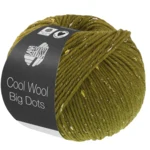 Lana Grossa Cool Wool Big Dots 107 Olivgrün