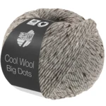 Lana Grossa Cool Wool Big Dots 109 Hellgrau