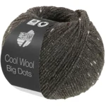 Lana Grossa Cool Wool Big Dots 110 Dunkelgrau