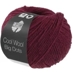Lana Grossa Cool Wool Big Dots 104 Burgund